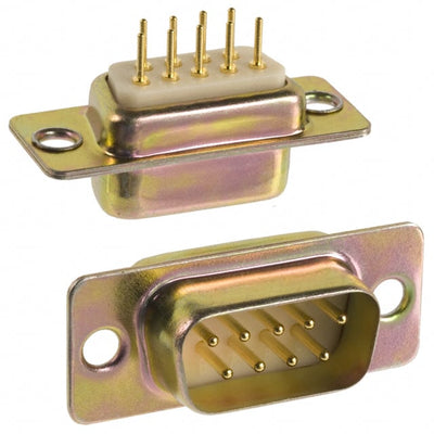 172-E09-111R001 by NorComp Inc. - CONNECTOR D-SUB PLUG 9P PNL MNT SLDR