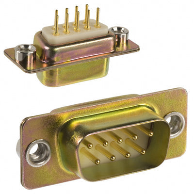 172-E09-111R011 by NorComp Inc. - CONNECTOR D-SUB PLUG 9P PNL MNT SLDR