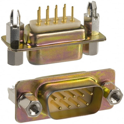 172-E09-111-911 by NorComp Inc. - CONNECTOR D-SUB PLUG 9P PNL MNT SLDR