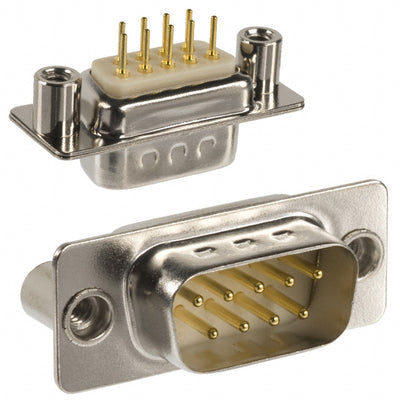 172-E09-113R021 by NorComp Inc. - CONNECTOR D-SUB PLUG 9P PNL MNT SLDR