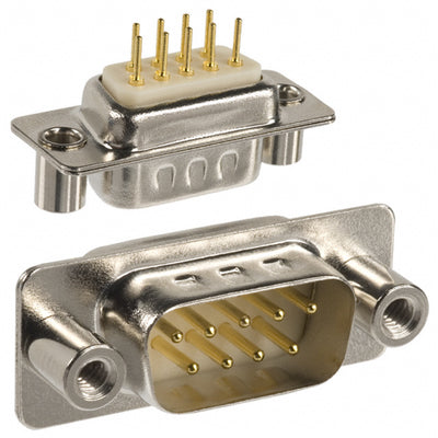 172-E09-113R031 by NorComp Inc. - CONNECTOR D-SUB PLUG 9P PNL MNT SLDR