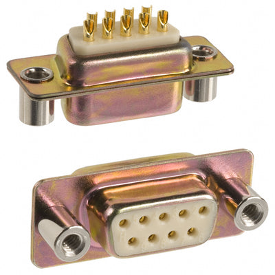172-E09-201R031 by NorComp Inc. - CONNECTOR D-SUB RCPT 9POS PNL MNT
