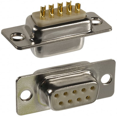 172-E09-203R001 by NorComp Inc. - CONNECTOR D-SUB RCPT 9POS PNL MNT
