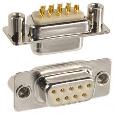 172-E09-203R021 by NorComp Inc. - CONNECTOR D-SUB RCPT 9POS PNL MNT