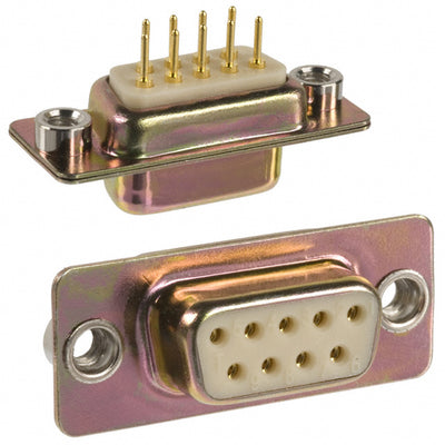 172-E09-211-011 by NorComp Inc. - CONNECTOR D-SUB RCPT 9P PNL MNT SLDR