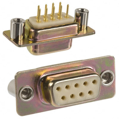 172-E09-211R021 by NorComp Inc. - CONNECTOR D-SUB RCPT 9P PNL MNT SLDR