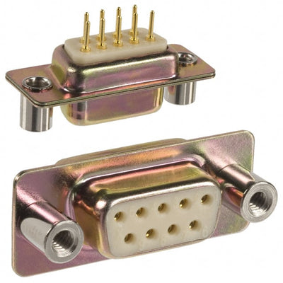 172-E09-211-031 by NorComp Inc. - CONNECTOR D-SUB RCPT 9P PNL MNT SLDR