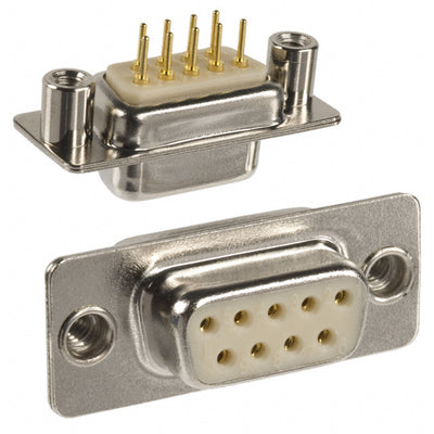 172-E09-213R021 by NorComp Inc. - CONNECTOR D-SUB RCPT 9P PNL MNT SLDR