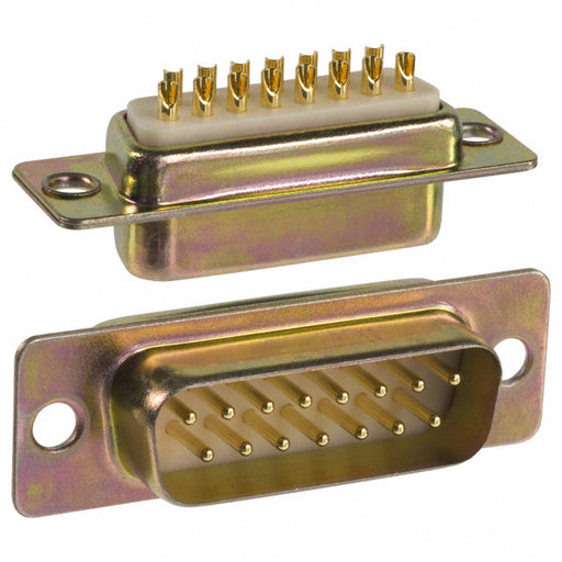 172-E15-101R001 by NorComp Inc. - CONNECTOR D-SUB PLUG 15POS PNL MNT