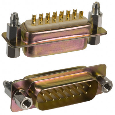 172-E15-101R911 by NorComp Inc. - CONNECTOR D-SUB PLUG 15POS PNL MNT