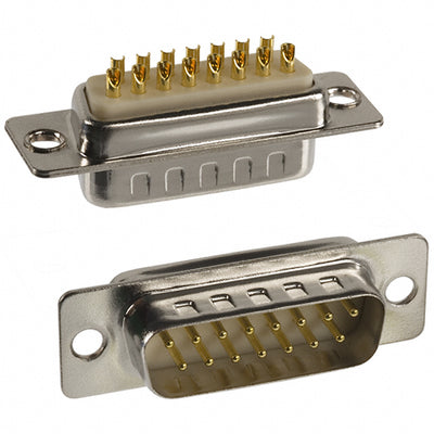 172-E15-103R001 by NorComp Inc. - CONNECTOR D-SUB PLUG 15POS PNL MNT