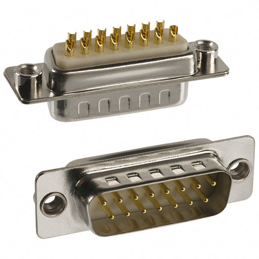 172-E15-103R011 by NorComp Inc. - CONNECTOR D-SUB PLUG 15POS PNL MNT
