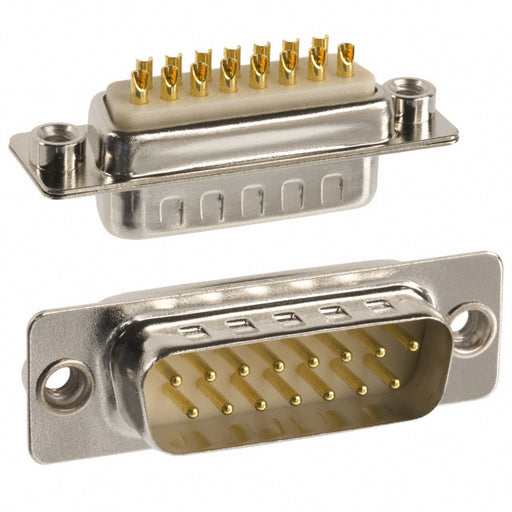 172-E15-103R021 by NorComp Inc. - CONNECTOR D-SUB PLUG 15POS PNL MNT