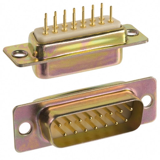 172-E15-111R001 by NorComp Inc. - CONNECTOR D-SUB PLUG 15P PNL MNT SLDR