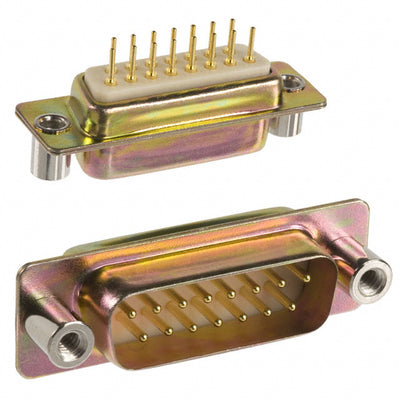172-E15-111R031 by NorComp Inc. - CONNECTOR D-SUB PLUG 15P PNL MNT SLDR
