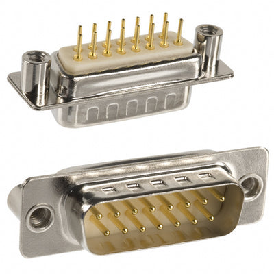 172-E15-113R021 by NorComp Inc. - CONNECTOR D-SUB PLUG 15P PNL MNT SLDR