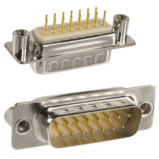 172-E15-113R021 by NorComp Inc. - CONNECTOR D-SUB PLUG 15P PNL MNT SLDR