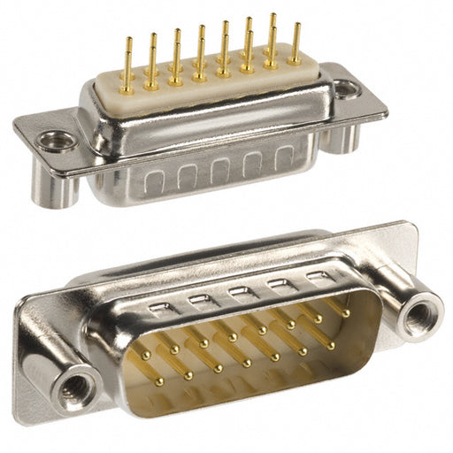 172-E15-113R031 by NorComp Inc. - CONNECTOR D-SUB PLUG 15P PNL MNT SLDR