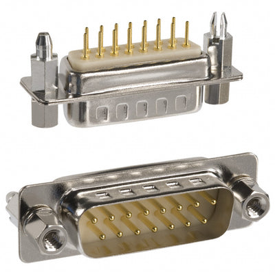 172-E15-113R911 by NorComp Inc. - CONNECTOR D-SUB PLUG 15P PNL MNT SLDR