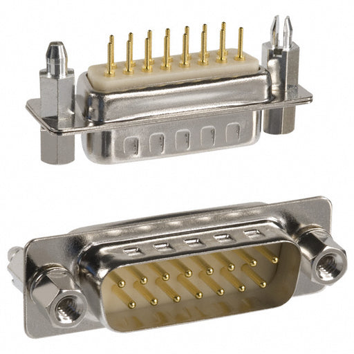 172-E15-113R911 by NorComp Inc. - CONNECTOR D-SUB PLUG 15P PNL MNT SLDR