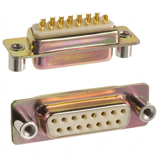 172-E15-201R031 by NorComp Inc. - CONNECTOR D-SUB RCPT 15POS PNL MNT