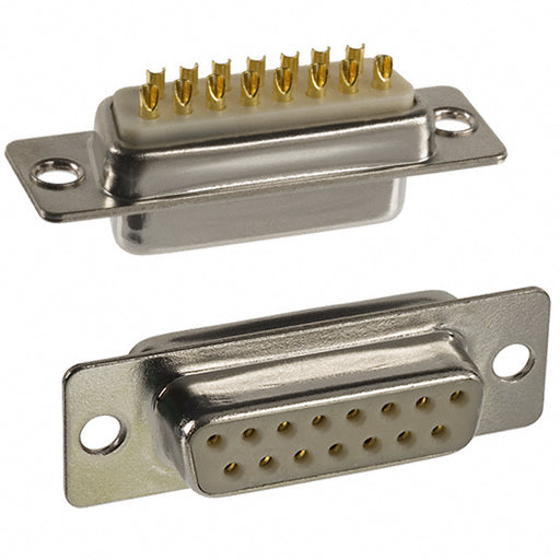 172-E15-203R001 by NorComp Inc. - CONNECTOR D-SUB RCPT 15POS PNL MNT
