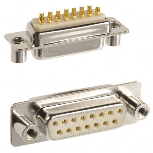 172-E15-203R031 by NorComp Inc. - CONNECTOR D-SUB RCPT 15POS PNL MNT