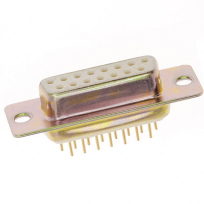 172-E15-211R001 by NorComp Inc. - CONNECTOR D-SUB RCPT 15P PNL MNT SLDR
