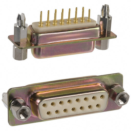172-E15-211-911 by NorComp Inc. - CONNECTOR D-SUB RCPT 15P PNL MNT SLDR