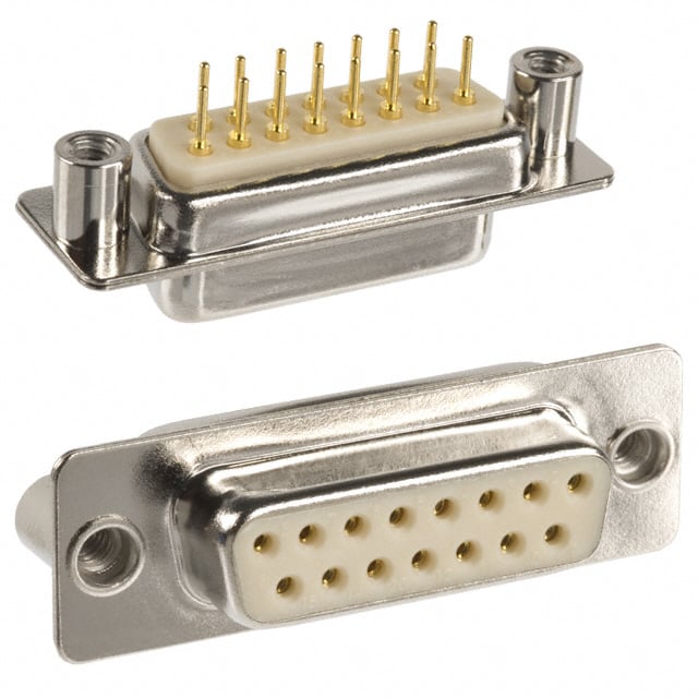 172-E15-213R021 by NorComp Inc. - CONNECTOR D-SUB RCPT 15P PNL MNT SLDR