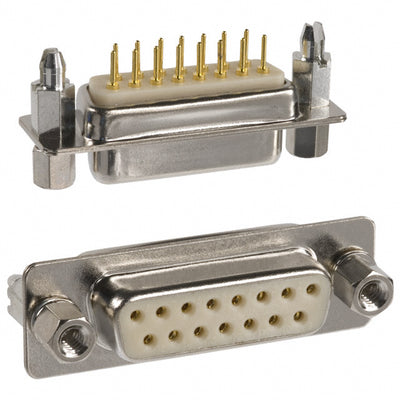 172-E15-213R911 by NorComp Inc. - CONNECTOR D-SUB RCPT 15P PNL MNT SLDR