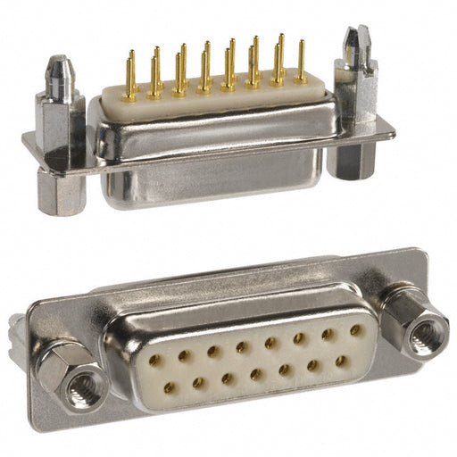 172-E15-213R911 by NorComp Inc. - CONNECTOR D-SUB RCPT 15P PNL MNT SLDR