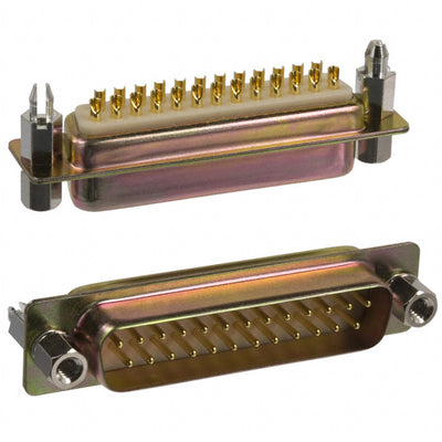 172-E25-101R911 by NorComp Inc. - CONNECTOR D-SUB PLUG 25POS PNL MNT