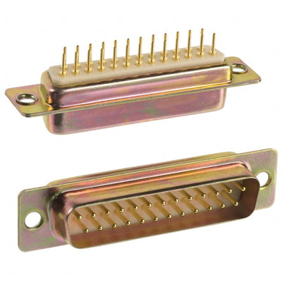 172-E25-111R001 by NorComp Inc. - CONNECTOR D-SUB PLUG 25P PNL MNT SLDR