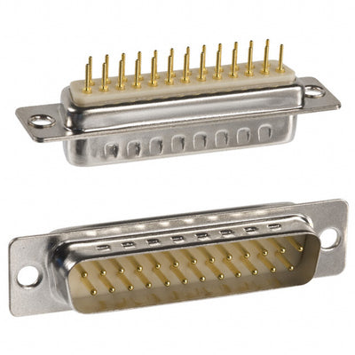 172-E25-113R001 by NorComp Inc. - CONNECTOR D-SUB PLUG 25P PNL MNT SLDR