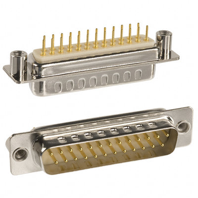 172-E25-113R021 by NorComp Inc. - CONNECTOR D-SUB PLUG 25P PNL MNT SLDR