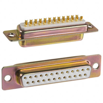 172-E25-201-001 by NorComp Inc. - CONNECTOR D-SUB RCPT 25POS PNL MNT