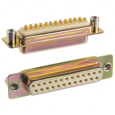 172-E25-201R021 by NorComp Inc. - CONNECTOR D-SUB RCPT 25POS PNL MNT