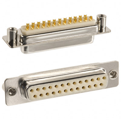 172-E25-203R021 by NorComp Inc. - CONNECTOR D-SUB RCPT 25POS PNL MNT