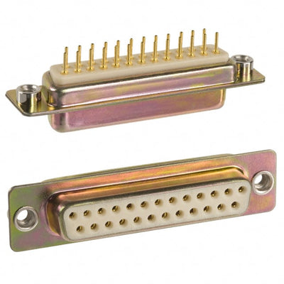 172-E25-211-011 by NorComp Inc. - CONNECTOR D-SUB RCPT 25P PNL MNT SLDR