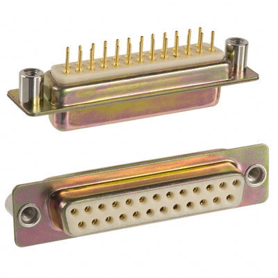 172-E25-211R021 by NorComp Inc. - CONNECTOR D-SUB RCPT 25P PNL MNT SLDR