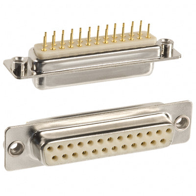 172-E25-213R011 by NorComp Inc. - CONNECTOR D-SUB RCPT 25P PNL MNT SLDR