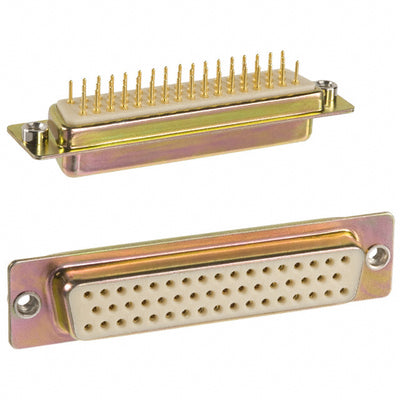 172-E50-211R011 by NorComp Inc. - CONNECTOR D-SUB RCPT 50P PNL MNT SLDR