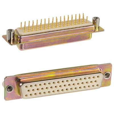 172-E50-211R021 by NorComp Inc. - CONNECTOR D-SUB RCPT 50P PNL MNT SLDR