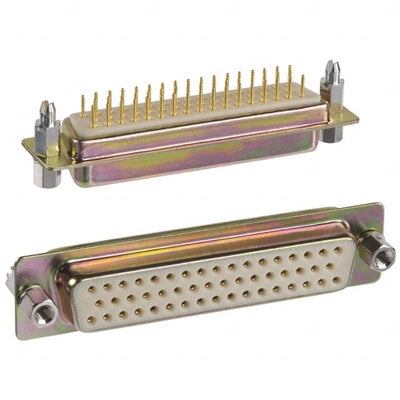 172-E50-211R911 by NorComp Inc. - CONNECTOR D-SUB RCPT 50P PNL MNT SLDR