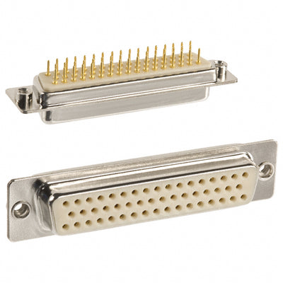 172-E50-213R011 by NorComp Inc. - CONNECTOR D-SUB RCPT 50P PNL MNT SLDR