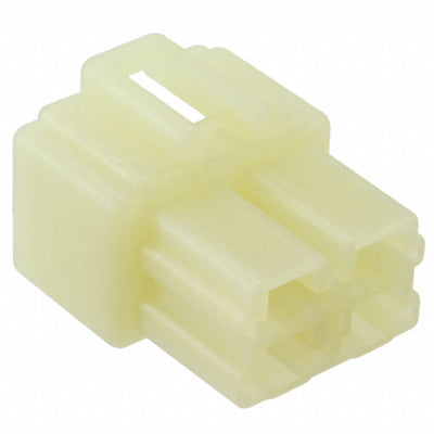 172133-1 by TE Connectivity AMP Connectors - CONNECTOR MALE TAB HSG 0.25 4POS NAT