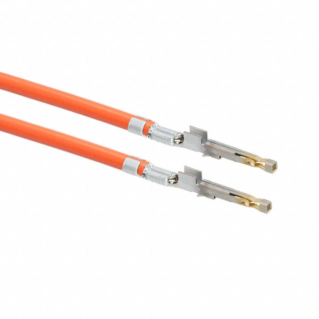 1722533011-12-A9-D by Molex - 12"" PRE-CRIMP 1857/19 ORANGE
