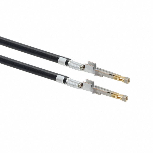 1722533011-08-B9-D by Molex - 8"" PRE-CRIMP 1857/19 BLACK