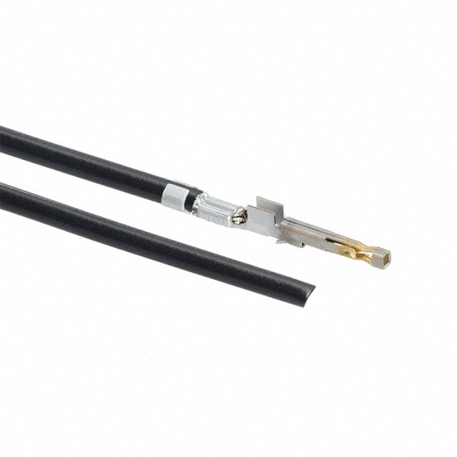 1722533011-03-B7 by Molex - 3"" PRE-CRIMP 1858/19 BLACK